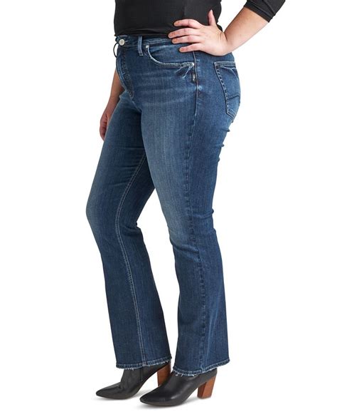 Silver Jeans Co Plus Size Avery Slim Fit Bootcut Jeans Macys