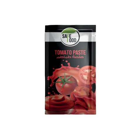 Sachet Tomato Paste Safe Food