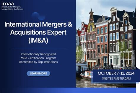 Institute for Mergers, Acquisitions and Alliances (IMAA) on LinkedIn