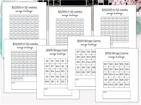 Ultimate Savings Challenge Book Savings Challenge Bundle Savings