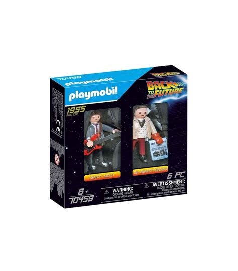 Back To The Future Marty Mcfly Y Dr Emmett Brown Playmobil 70459