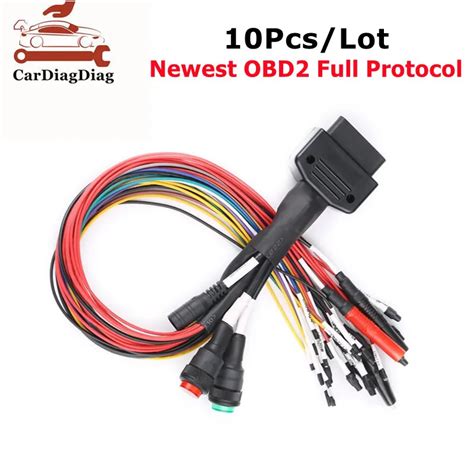 10pcslot Breakout Tricore Cable Full Protocol Obd2 Jumper Cable For