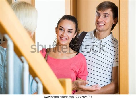 Happy Mature Mother Meets Son His Stock Photo Shutterstock