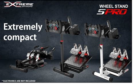 Extreme Sim Racing Wheel Stand Spro White Edition Racing Simulator