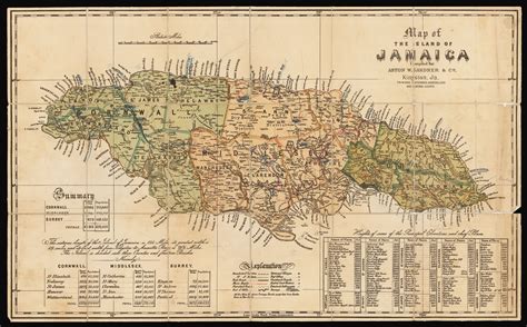 A rare map of Jamaica - Daniel Crouch Rare Books