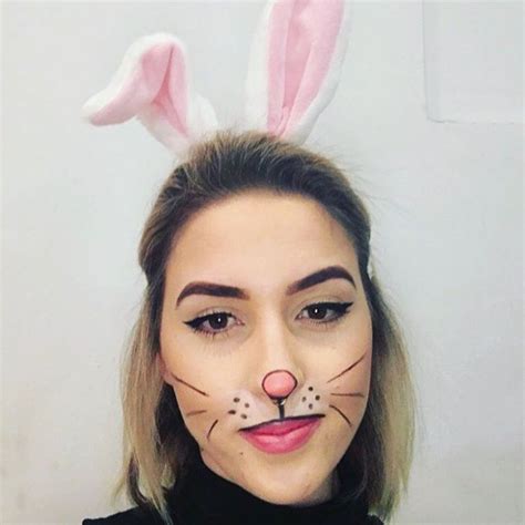 Pretty Bunny Face Makeup