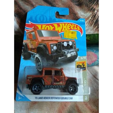 Jual Hotwheels Hot Wheels Land Rover Defender Double Cab Shopee Indonesia
