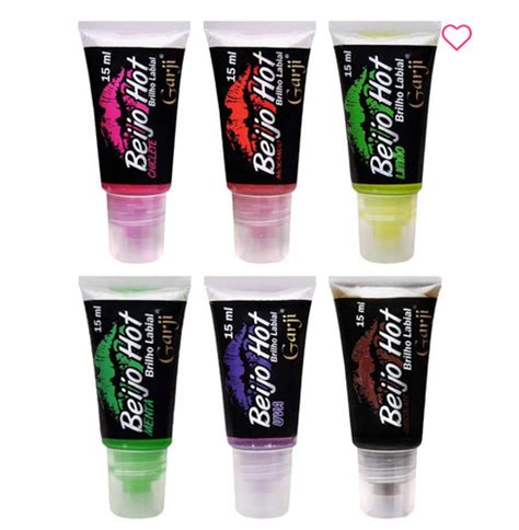 Beijo Hot Brilho Labial Cantinho Do Prazer