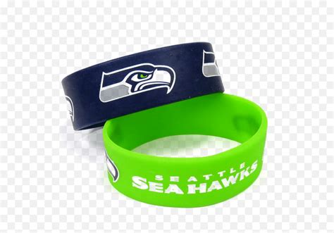 Seattle Seahawks 2 Pack Bracelets Silicone Rings Seattle Seahawks Png