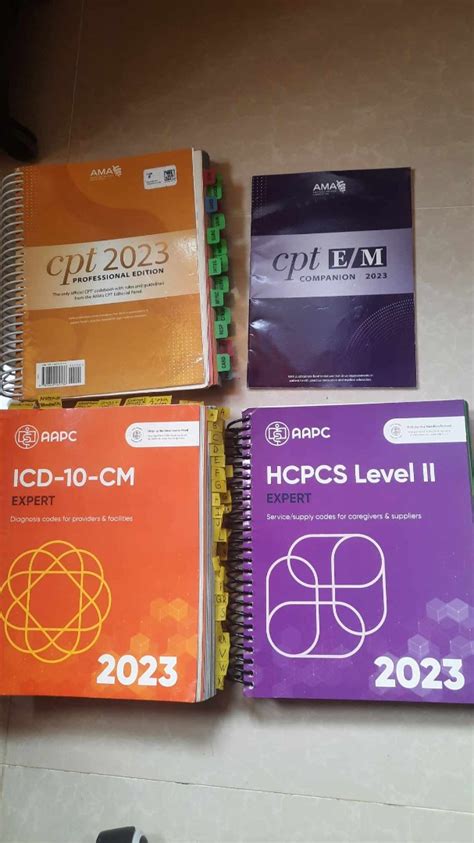 2023 Icd 10 Cm Cpt Hcpcs And E M Booklet For Aapc Certified