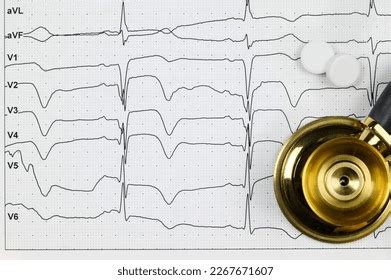Ecg Myocardial Infarction On Ecg Chest Stock Photo 2267671607 ...