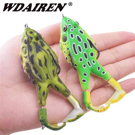 Pcs Double Propeller Frog Soft Rubber Baits Mm G Topwater