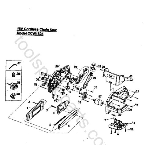 Ryobi Ccw1825 Spare Parts