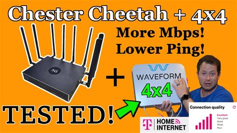 5g Cellular Router Waveform 4x4 Mimo External Antenna Fastest Speed