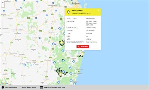 QLD bushfires: Map reveals worst hit places | Are there fires near you ...