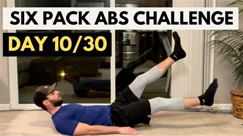 30 Day Six Pack Abs Challenge At Home Day 10 YouTube