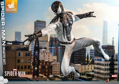 Marvel S Spider Man PS Negative Suit Figure By Hot Toys The Toyark News