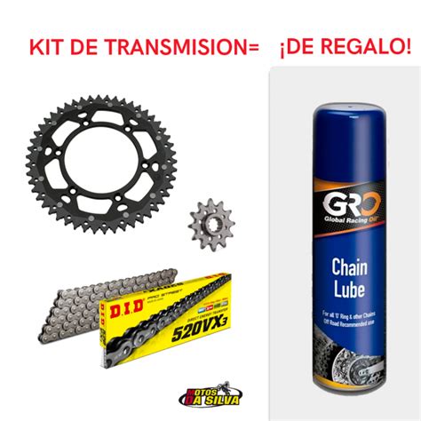 Kit Transmisi N Corona Mixta Mousse Racing Cadena Did Con Retenes Pi N