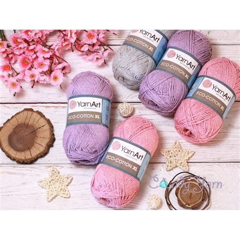 Пряжа Yarnart Eco cotton XL купить по мелкооптовой цене