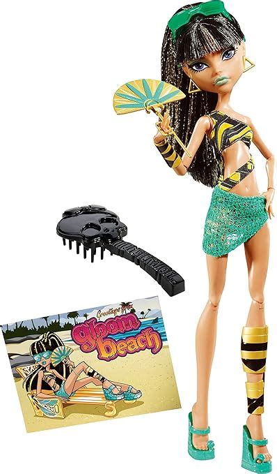 Amazon Mattel Monster High Gloom Beach Cleo De Nile Doll Toys