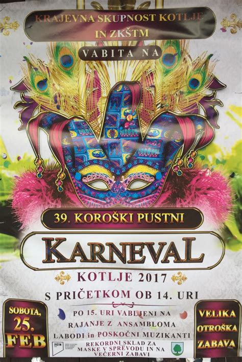 Pustni Karneval Kotlje Kotlje Si