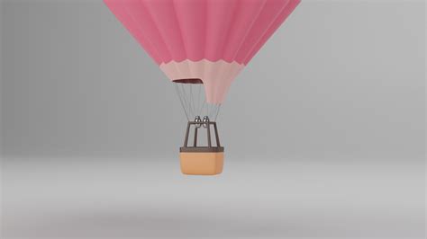 3D Model Hot Air Balloon Set TurboSquid 2003959