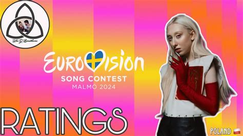 Ratings Luna The Tower Poland Eurovision Youtube