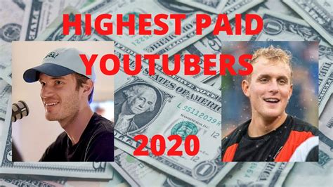 Highest Paid Youtubers Of 2020 Youtube