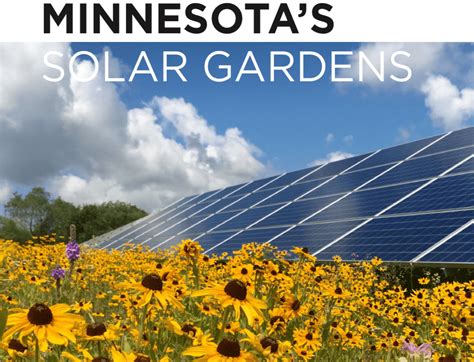 Minnesotas Solar Gardens The Status And Benefits Of Community Solar Institute For Local Self