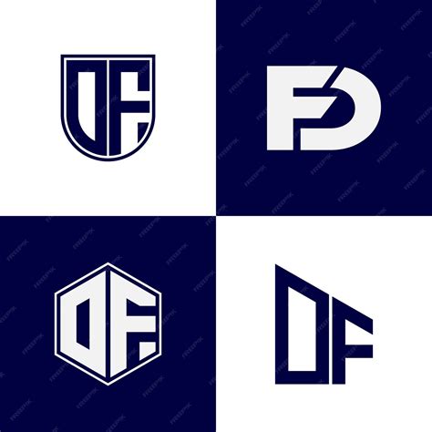 Premium Vector Df Logo Design