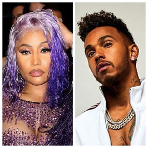 Nicki Minaj shares photo with rumoured boyfriend Lewis Hamilton - Goss.ie
