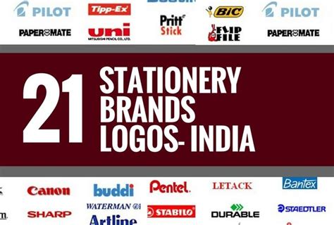 21 Best Stationery Brand Logos Brandyuva In Stationery Branding