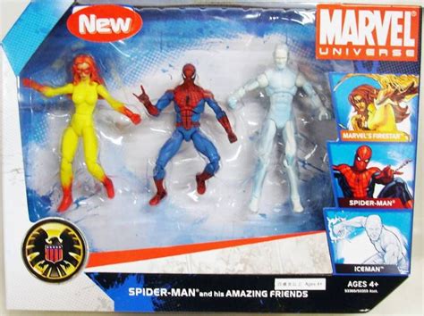 Marvel Universe Multi-Pack - Amazing Friends : Firestar, Spider-Man, Iceman