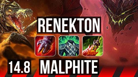 RENEKTON Vs MALPHITE TOP 50k DMG 9 3 15 Legendary 300 Games