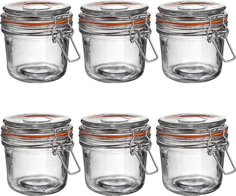 Bocaux En Verre Conserve Confiture 350 Ml Lot De 3 Amazon Fr