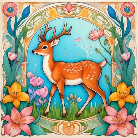 clip art deer antlers 8