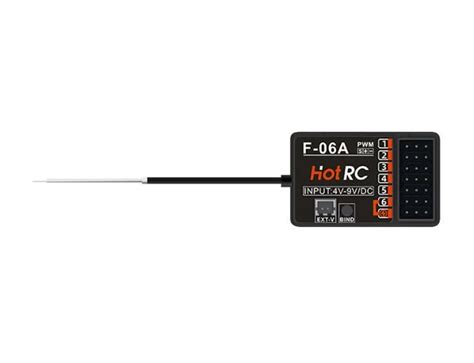 HOT RC F 06A DS600 6 Channel 2 4GHz Receiver For Single Hand Radio Control V3 Howes Models