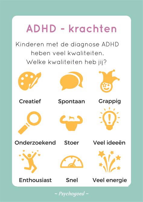 Krachtenposter ADHD Psychogoed