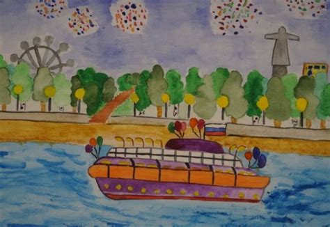 Город Чебоксары в рисунках и картинках для срисовки.