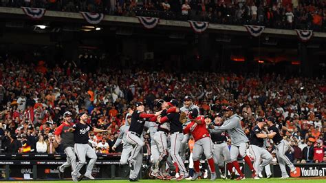 Did The Nationals Win The World Series In 2019 At Delbert Sanders Blog