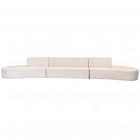 SOFÁ SHIP ILHA VELUDO NUDE