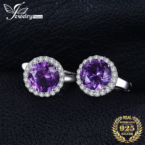 Jewelrypalace Luxury Ct Round Created Alexandrite Sapphire