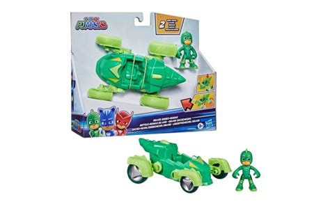 Pj Masks Gekko Deluxe Vehicle Gekko Mobile Car Preschool Toy Green