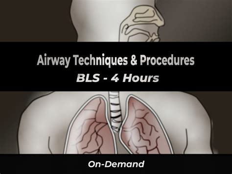 Airway: Techniques and Procedures - BLS - 911 e-Learning Solutions, LLC