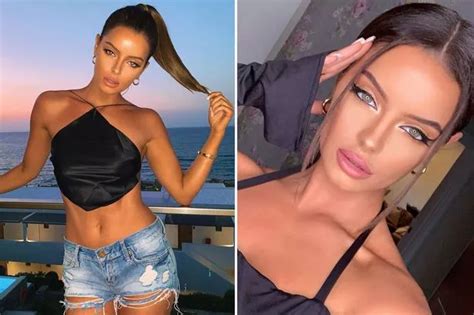 Megan Barton Hanson S Boobs Escape Flimsy String Bikini In Eye Popping Holiday Snap Daily Star