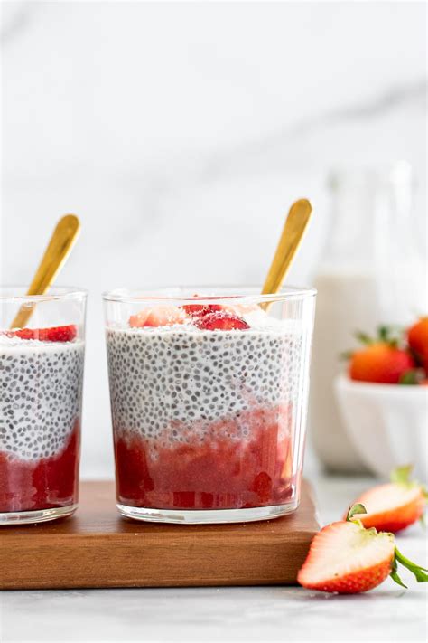 Strawberry Coconut Chia Pudding Recipe Coconut Chia Pudding