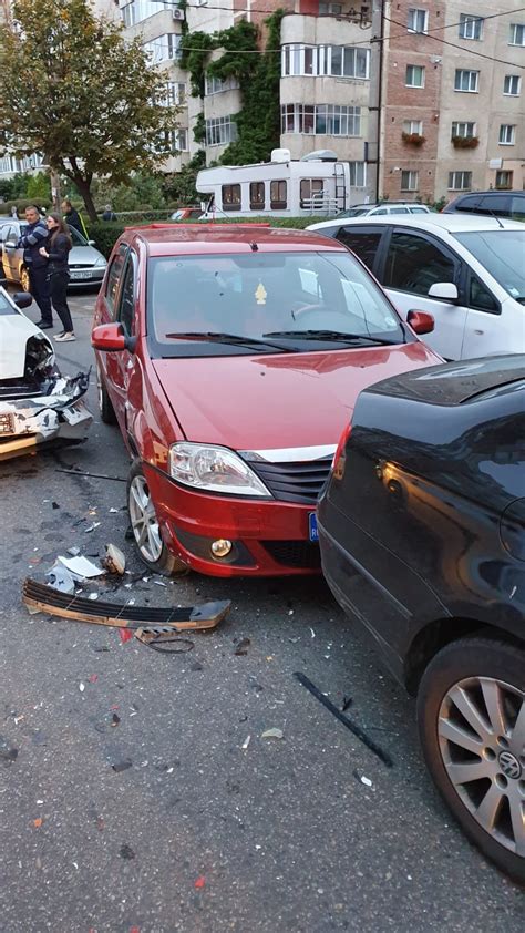 Accident In Lan Pe Dorobantilor Cu Patru Masini Implicate Foto