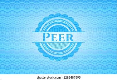 peer water concept emblem background stock vector royalty