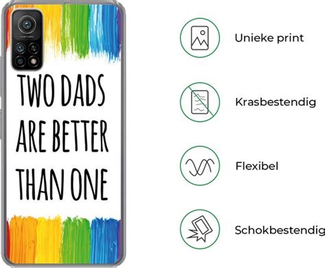 Xiaomi Mi T G Hoesje Quotes Two Dads Are Better Than One