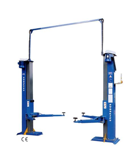 Two Post Baseless Vehicle Lift Link Garage Equipment